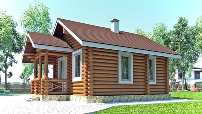 Дома из оцилиндрованного бревна: строительство под ключ в Москве, проекты с фото и цены